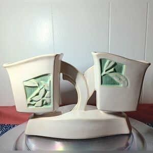 Roseville Pottery Silhouette Split Planter 757-9 1950s